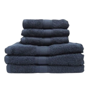 EGYPITIAN HAND TOWEL NAVY- B0200