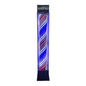 FLOOR BARBER POLE LANTERN STYLE DIGITAL LED LIGHT ESN-001068