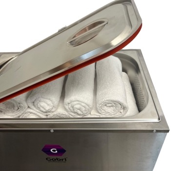 GABRI TOWEL WARMER ELECTRIC WET HEAT HOT TOWEL WITH DRAIN TAP ESN-000974