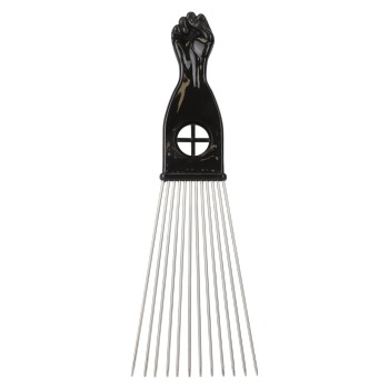 HAIR STYLING COMB METAL PICKS WIDE TOOTH FOR CURLY HAIR ESN-003361