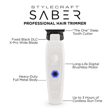 Sc Stylecraft Saber Metal Trimmer White - image 5