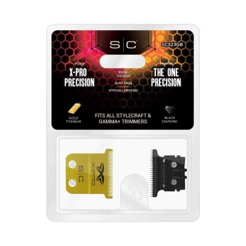 Sc Trimmer Blade Set - X-Pro Precision Gold & The One - image 3
