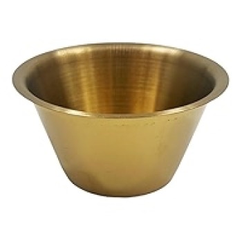 STAINLESS STEEL SHAVING BOWL GOLD ESN-001161