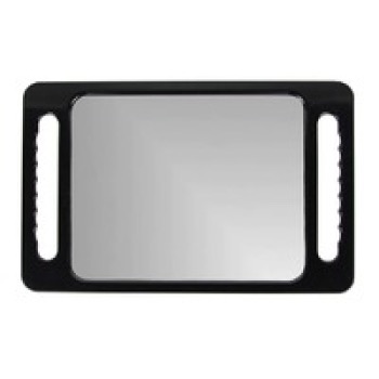 TWO HANDED SALON MIRROR PLASTIC BLACK ESN-001127
