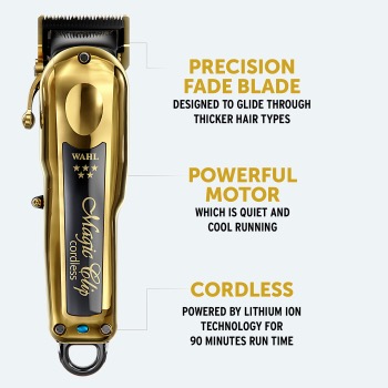Wahl Clipper Kit Cordless Magic Cip Gld 8148-833 - image 7