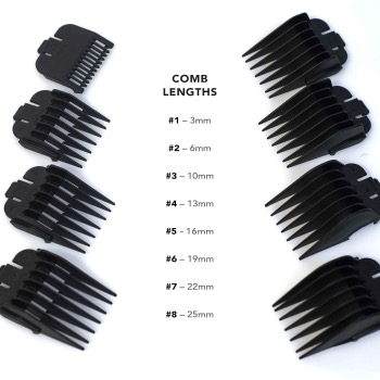 Wahl Comb Set Black 3170-801 - image 9