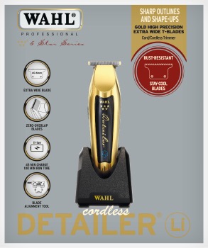 Wahl Trimmmer Kit Cordless Detailer Li Gld 8171-831 - image 7