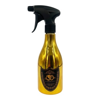 WATER SPRAY BOTTLE CHAMPAGNE STYLE TRIGGER SPRAYER GOLD ESN-001194