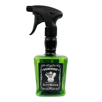 WATER SPRAY BOTTLE WHISKEY STYLE ULTRA FINE MIST SPRAYER GREEN ESN-001188
