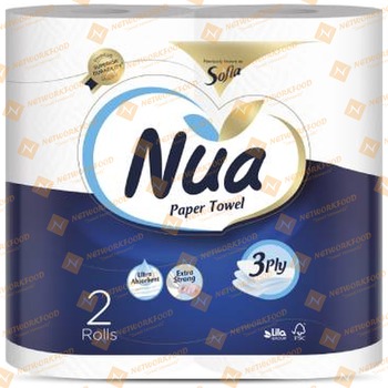Nua Paper Kitchen Towel 2 Rolls 3 Ply (501840)