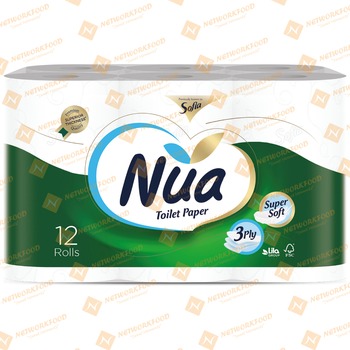 Nua Toilet Paper 12 Rolls (501831)