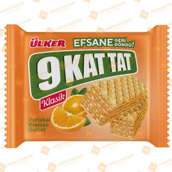 Ulker 9 Kat Tat Orange Wafer 4 For 99P (00860-09)