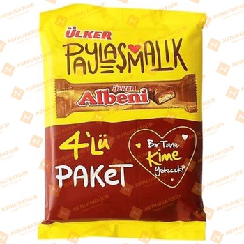 Ulker (Till) Albeni Chocolate Bar 4 Pack (01874-05)
