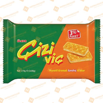 Ulker (Multipack) Cizivic Cheese Sand Cracker 3 Packs (00095-03)