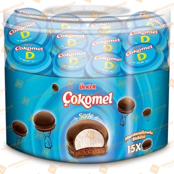 Ulker Cokomel Marsh. Plain 15X12Gx6 (01316-01)