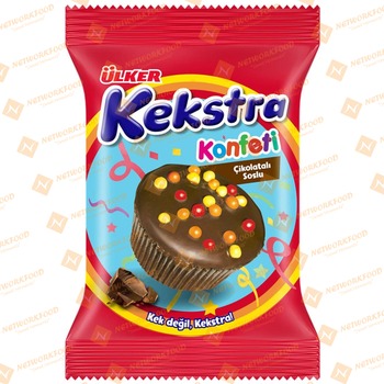 Ulker (Cake) Kekstra Confeti Muffin Chocolate (00774-01)