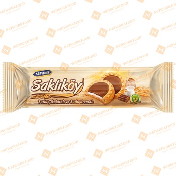 Ulker (Shelf) Saklikoy Chocolate&Cream Biscuits(00829-08)